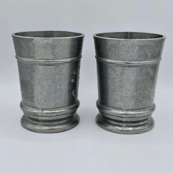 Pewter Mugs St Thomas More Days of Your 1991 Commemorative Set of 2 - Picture 4 of 10